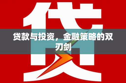 国姓贷款与投资，金融策略的双刃剑