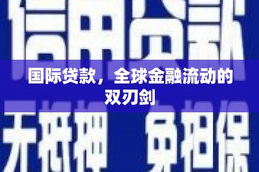 国姓国际贷款，全球金融流动的双刃剑