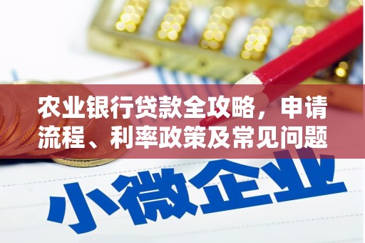国姓农业银行贷款全攻略，申请流程、利率政策及常见问题解析