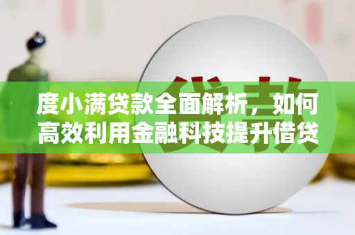 国姓度小满贷款全面解析，如何高效利用金融科技提升借贷体验