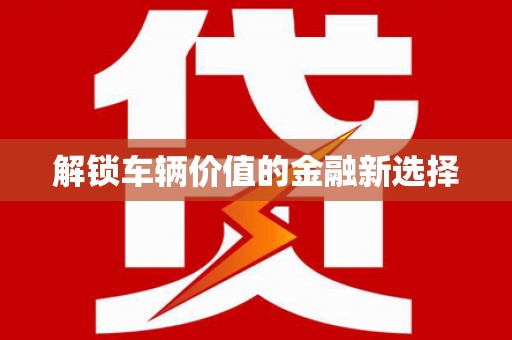 国姓解锁车辆价值的金融新选择