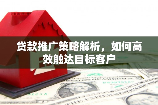 国姓贷款推广策略解析，如何高效触达目标客户