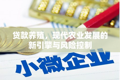 国姓贷款养殖，现代农业发展的新引擎与风险控制