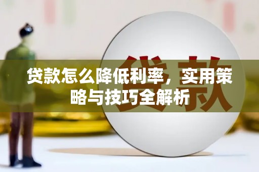 国姓贷款怎么降低利率，实用策略与技巧全解析