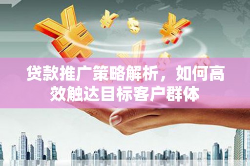 国姓贷款推广策略解析，如何高效触达目标客户群体