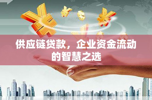 国姓供应链贷款，企业资金流动的智慧之选