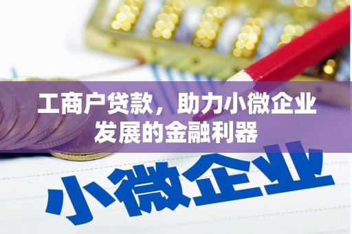 国姓工商户贷款，助力小微企业发展的金融利器