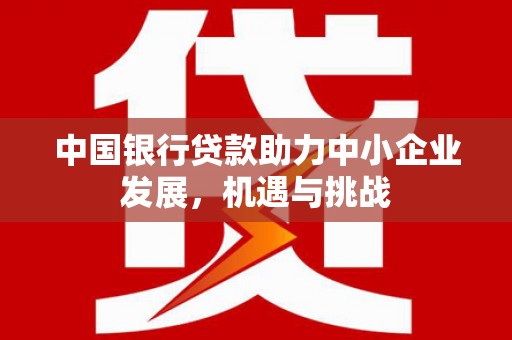 国姓中国银行贷款助力中小企业发展，机遇与挑战