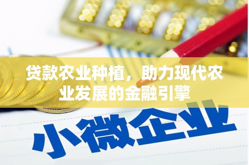 国姓贷款农业种植，助力现代农业发展的金融引擎