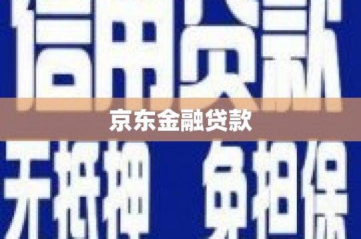 国姓京东金融贷款