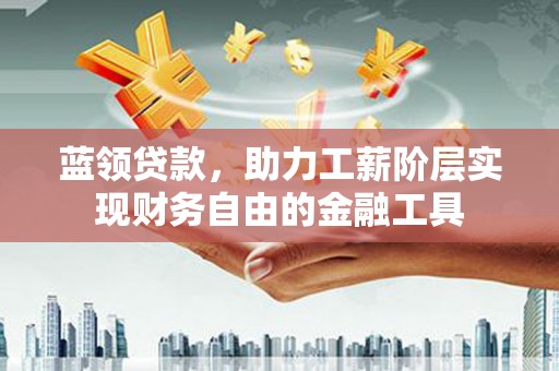 国姓蓝领贷款，助力工薪阶层实现财务自由的金融工具