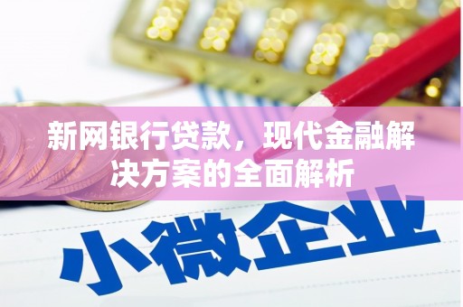 国姓新网银行贷款，现代金融解决方案的全面解析
