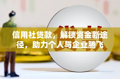 国姓信用社贷款，解锁资金新途径，助力个人与企业腾飞