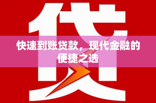 国姓快速到账贷款，现代金融的便捷之选