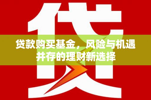 国姓贷款购买基金，风险与机遇并存的理财新选择