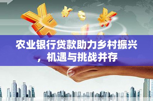 国姓农业银行贷款助力乡村振兴，机遇与挑战并存