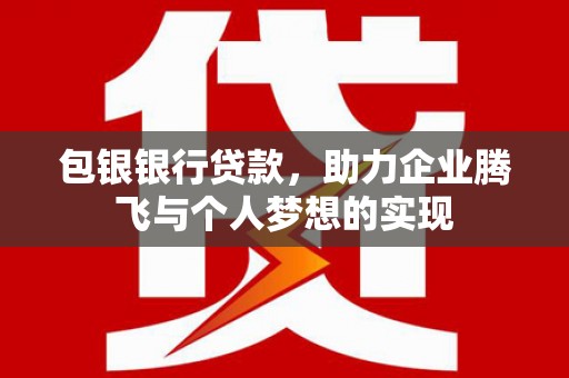 国姓包银银行贷款，助力企业腾飞与个人梦想的实现