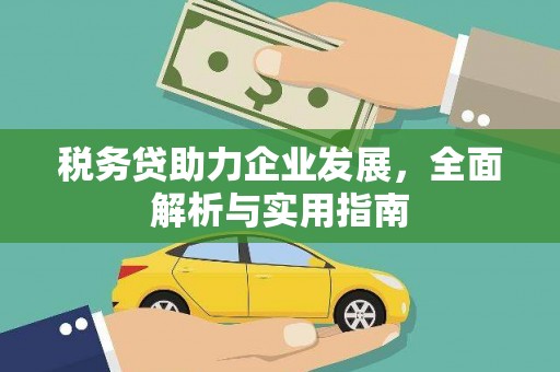 国姓税务贷助力企业发展，全面解析与实用指南