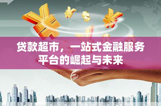 国姓贷款超市，一站式金融服务平台的崛起与未来