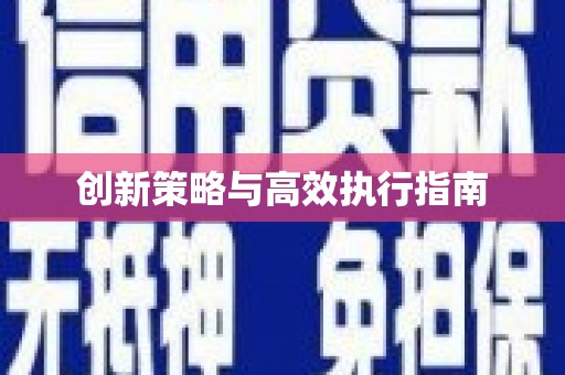 国姓创新策略与高效执行指南